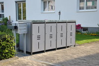 Mülltonnenbox Müllbox Metall 120 Liter - S