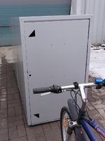Fahrradboxen aus Metall