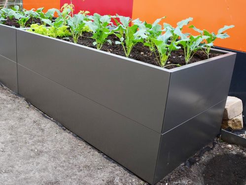 Hochbeet Urban Gardening Metall 0,55 m x 0,75 m x 0,3 m hoch - lackiert